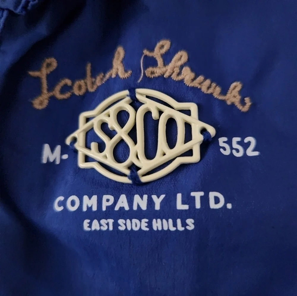 MAISON SCOTCH | Windbreaker jacket blue boys sz 6
